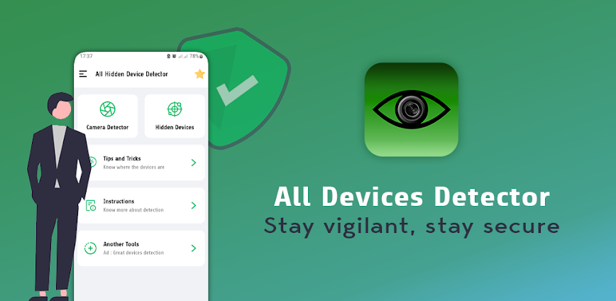 تطبيق All Devices Detector – كاشف الأجهزة والكاميرات المخفية 