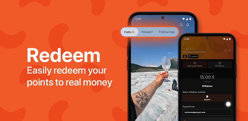 تحميل تطبيق Cashewo : اربح من هاتفك بمهام بسيطة