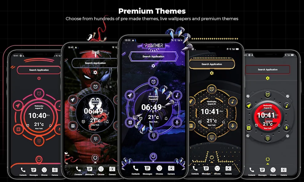 تطبيق Alpha Hybrid Launcher