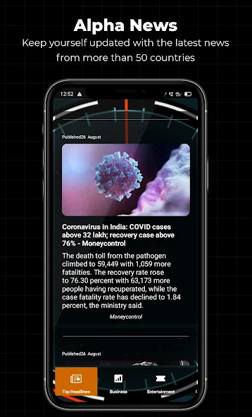 تطبيق Alpha Hybrid Launcher