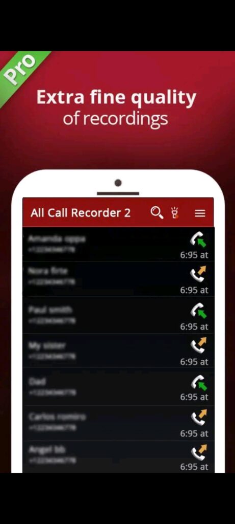 تطبيق All Call Recorder
