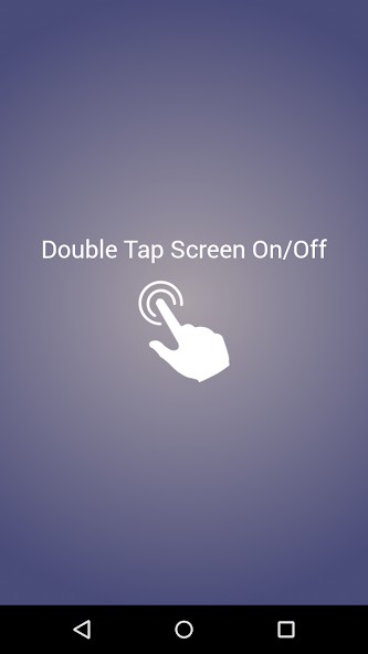 تطبيق Double Tap Screen