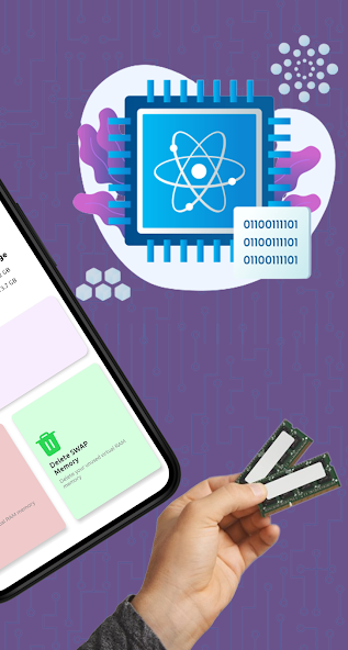 تطبيق زيادة عدد الرام