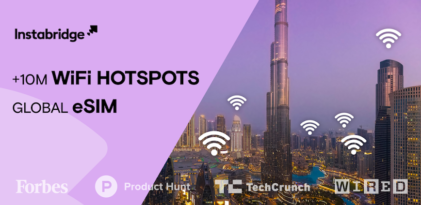 “Instabridge: WiFi Map – اكتشف شبكات الواي فاي المجانية بسهولة وأمان