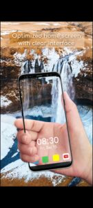 تطبيق شاشة وخلفيات شفافة