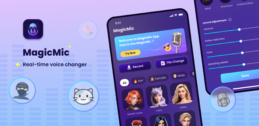 MagicMic: غيّر صوتك لحظيًا وتألق بتأثيرات صوتية احترافية