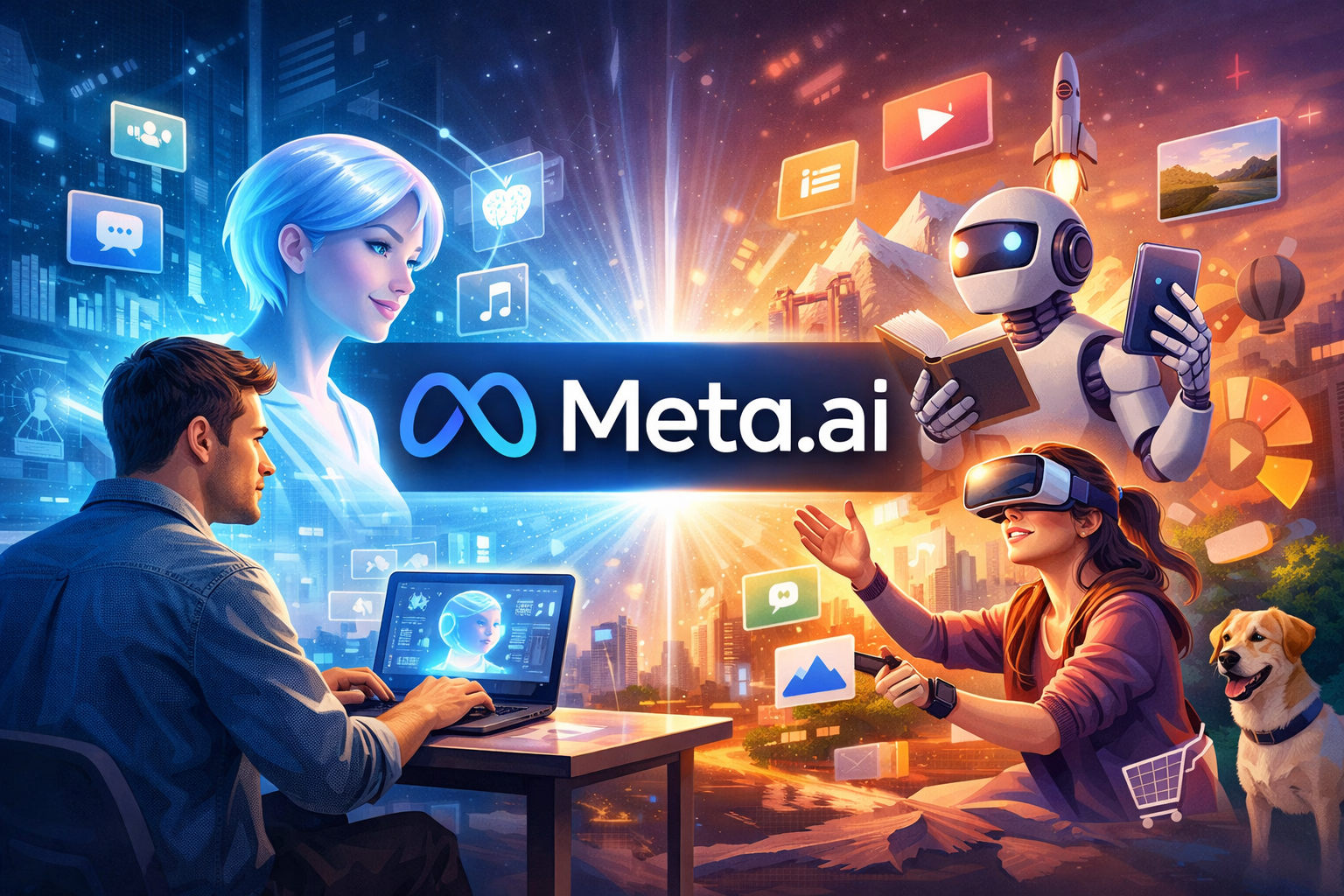 Meta AI: ثورة الذكاء الاصطناعي التي تغيّر مستقبل الإنترنت